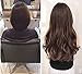 One Piece Wavy Clip in Hair Extensions (#8 Chocolate brown)