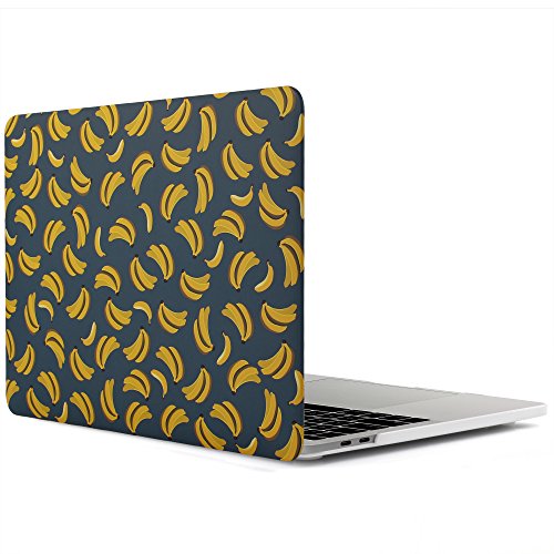iDOO MacBook Schutzh  lle   Hard Case Cover Laptop H  lle  F  r 2016 MacBook Pro 15 Zoll mit Retina Display und Touch Bar  A1707      matt  Bananen