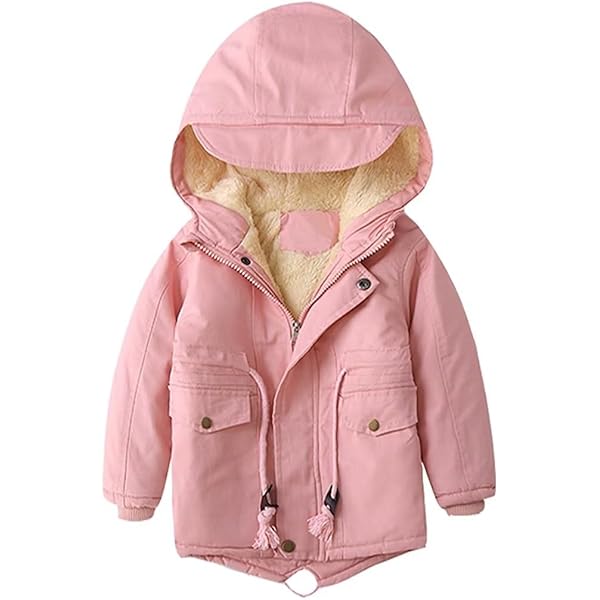 Casual Babykleding De Feuilles Winterjas Met Capuchon Voor Meisjes, Met Babyjas Meisjes Konijnenoren