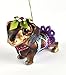 Dachshund - Painted Glass Hanging Decoration 10cm / 4"