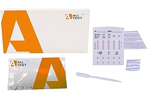 ALLTEST Test per Droga Multi-Panel Rapido e Preciso per Uso Domestico - Risultati in 5 Minuti - Test delle Urine 11 Sostanze - Cocaina, THC, MDMA e altre