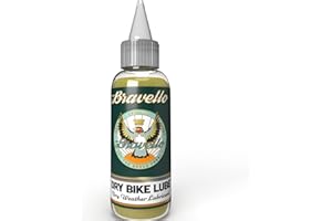 Bravello Dry Bike Chain Lube, High Performance Lubricant Chain Oil For Use In Dry Weather, Maintain A Smooth Drivetrain Suitable For All Bicycles (100ml)