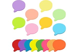 KUIZHEN Farbige Haftnotizen, 16 Farben 800 Blatt Blasen Form Selbstklebende Haftnotizzettel, Sticky Notes für Büro Schule Zuhause Memo Notizblöck 70 x 70 mm