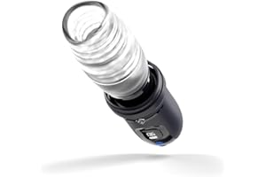 Bed Geek Masturbador Masculino Giratorio - Recargable por USB, 5 Modos de Empuje y 9 Modos de Vibración, Manga Texturizada Realista, Dispositivo de Placer Manos Libres