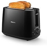 Philips Daily Collection Tost Makinesi - 2 dilim, 8 ayar Erişim. entegre hamur ısıtıcısı, Kompakt tasarım, Otomatik durma, Ge
