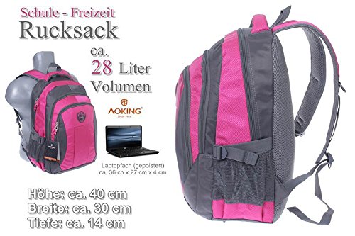 % SONDERPOSTEN % AKTIONSWARE % Alltag Schule Sport Rucksack Tablet Laptop Rucksack Reise Rucksack Schulrucksack - 3