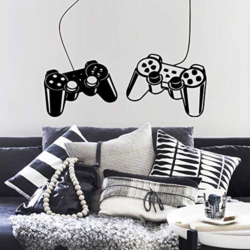 Preisvergleich Produktbild Kreative Videospiel Aufkleber vinyl Wandtattoos Für Kinderzimmer Kindergarten jungen gamer Room Decor Art Mural spielen Aufkleber Gaming Poster 43X75CM