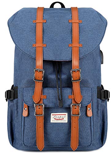 A AM SeaBlue Zaino da Donna Zaino da Scuola Media College Pack Zaino da Trekking Durevole Zaino Giornaliero a Grande capacità