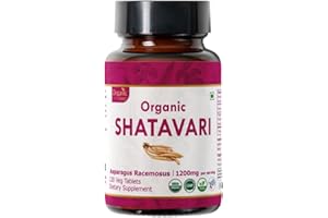 ORGANIC SPREE SHATAVARI 120 Tablets | Asparagus Racemosus (Shatavari) | USDA Organic Certified | Organic and Natural 120tab (1)