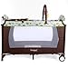 Froggy® Baby bed travel cot furniture cribs portable child bed with toys entryway 0-36 months Brown