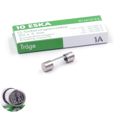 10x Fusible Temporisé (T) En Céramique 4A / 250VAC 5x20mm