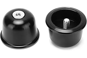 KIMISS Sostituzione per Tappi Terminali Manubrio Triumph Street Twin/Bonneville/Scrambler 1200XC, Tappi Terminali Manubrio Moto in Lega di Alluminio CNC(Nero)