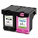 Produktbild 2 Packung GREENBOX Wiederaufbereitet HP 62 XL 62XL Tintenpatronen Ersatz (1x Schwarz, 1x Farbig) für HP Officejet 200, HP Officejet 5740, HP Officejet 8000, HP Officejet 8040, HP ENVY 5540, HP ENVY 5640, HP ENVY 5643, HP ENVY 5642, HP ENVY 7640, HP ENVY 5644, HP ENVY 7645 Drucker