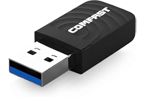 flintronic Adaptador WiFi USB para PC, Receptor WiFi USB 3.0, Doble Banda 5/2.4GHz Dongle Antena, USB WiFi de 1300 mbps para PC, Compatible Windows 11/10 / 8.1/8 / 7 und Mac OS X 10.11-10.15, MU-MIMO