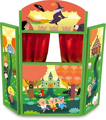 Vilac - 4624 - Théâtre de marionnettes - Les Contes par Mélusine
