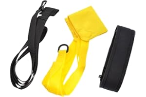 Giyofom Attrezzature per l'allenamento del nuoto, paracadute regolabili, impermeabili, con paracadute di per bambini, A