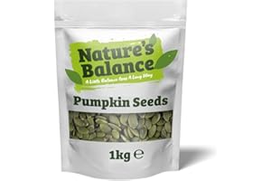 NATURE'S BALANCE Natures Balance Pumpkin Seeds 1kg | Whole Raw Pumpkin Seeds to Eat | High Fibre | High Protein…
