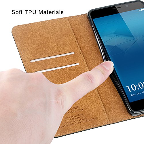 Honor 5C HÃ¼lle, HOOMIL HandyhÃ¼lle Huawei Honor 5C Tasche Leder Flip Case Brieftasche Etui SchutzhÃ¼lle fÃ¼r Huawei Honor 5C Cover - Schwarz (H3063)