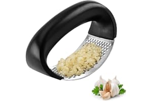 Genérico Pressa aglio manuale - Frantoio per aglio e verdure per la cucina | Spremiagrumi aglio - Pratico utensile da cucina | Tritatutto - Pressa - Schiacciapatate | Inossidabile, 07080