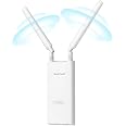 MEETOWN Répéteur WiFi Extérieur 1200Mbit/s - Amplificateur Signal Puissant Outdoor Double Bande Jusqu'à 80m