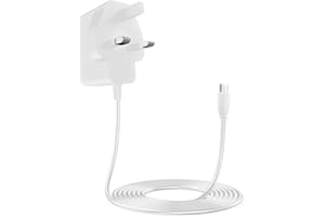 HEBLUMIN 5V Replacement AC Power Adapter Compatible with BT Video Baby Monitor 2000 3000 6000 Power Supply 5.9Ft Charging Cable for Baby Monitor Charger