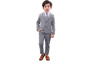 LOLANTA 2-częściowy zestaw garniturów dla dzieci Zestaw marynarki i spodnie dla dzieci, odzież rekreacyjna lub suknia ślubna 2-11 lat