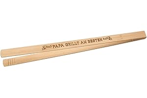 Spruchreif · Grillzange aus Holz mit Spruch · Männergeschenk · Grillwerkzeug für Männer · Geschenke für Männer · Vatertagsgeschenk