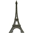 Stealodeal Eiffel Tower Souvenir Decorative Showpiece - 8 cm (Brass, Maroon)