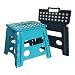 Produktbild Multistore 2002 Klappbare Trittleiter, 150 kg, 2-stufig, Tragegriff, rutschfest, 37x30x32 cm, Kunststoff