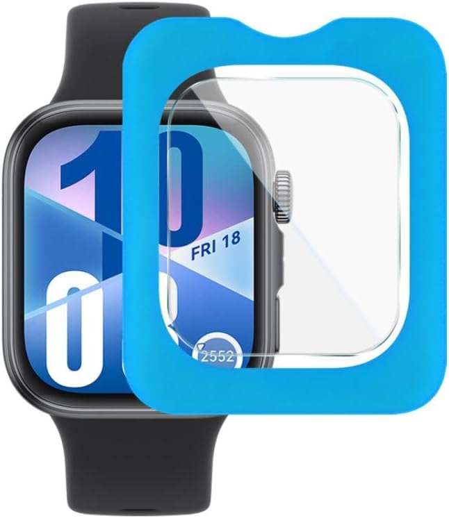 Rongep Huawei Watch Fit 4 PRO için Kolay Uygulama Aparatlı Ekran Koruyucu 9H Sertliğinde Çizilmeye Karşı Koruyan Dokunma Hassasiyetini ve Görüntü Kalitesini Etkilemeyen Fit 4 Pro Cam Filmi