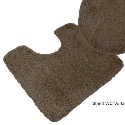 Opal 0900525269 Dyckhoff Badteppich, Stand-WC-Vorleger 55 x 50 cm, 269, braun