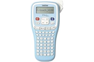 Brother PT-H100LB Drukarka Etykiet, 20.7 x 11 x 5.9 cm, Niebieski