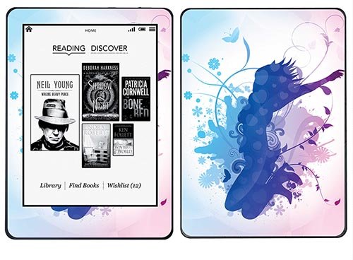 Preisvergleich Produktbild Royal Sticker, selbstklebend, für Tablet Girl Jumping Kobo Glo