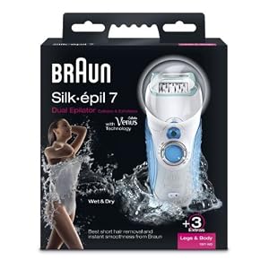 Braun Silk-Epil 7 7871 Wet & Dry Dual Epilator with Gillette Venus Technology - Image 3