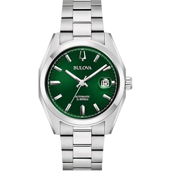 Bulova Analoog kwartshorloge voor dames, met roestvrij stalen armband 96M166, blauw, armband