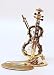 Produktbild Swarovski® Components - - Violine in Gold - Swarovski Kristalle - 24 Karat Gold-plattiert - anlaufgeschützt - Abmessung: 7,5 x 6,5cm …