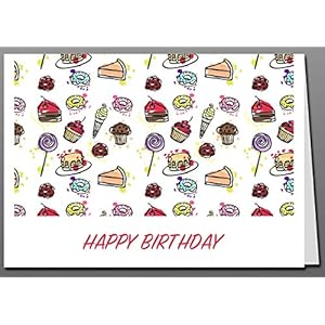 Glückwunschkarte + Briefumschlag + Adressaufkleber 