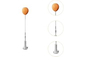 VORX LONDON Free Standing Reaction Bag – Adjustable Height Boxing Reflex Speed Punching Bag with Spring Base for MMA, Boxing, Kickboxing & Hand-Eye Coordination Training