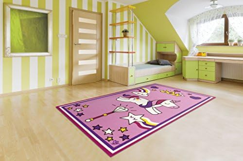Olivo Tappeti Children's Rug Mod. Baby 100 x 170 Unicorn Pink