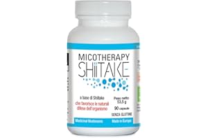 AVD REFORM MICOTHERAPY SHIITAKE Integratore alimentare a base di Shiitake (Lentinula edodes) da coltivazione biologica - Confezione da 90 capsule - Prodotto in Italia.