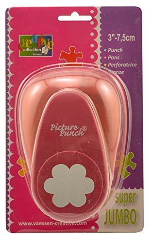 Vaessen Creative 21439-001 Stanzer Super Jumbo Blume | 7, 5 cm, Metal, Plastic, Purple, 15.1 x 10.9 x 8.5 cm - 5
