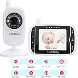 HelloBaby HB32 Drahtloser Video baby Monitor mit Digitalkamera, Nachtsicht-Temperaturüberwachung u. 2 Weise Talkback System - 2