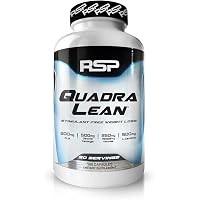 RSP Nutrition QuadraLean - Stimulant Free Weight Loss, Fat Burner, 50 Servings