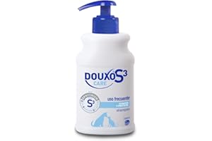 DOUXO S3 Care - Champú - para Perros y Gatos- Higiene - Uso frecuente - Suaviza y Protege - Fragancia hipoalergénica - 200ml
