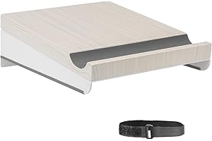 WORLDLIFT Sostegno per Bicicletta da Parete in Acciaio e Legno adatto per Bici da Corsa, Gravel, MTB - Supporto con Larghezza Manubrio fino a 500mm