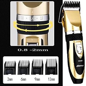 Quiet Hair Clipper RECHARGEABLE HAIR CLIPPER TRIMMER Cordless and Rechargeable Electric Hair Cutting Machine Barber… - Image 6