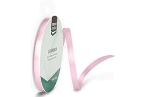 ‎VAESSEN CREATIVE Vaessen Creative Satinband Silber, 6 mm x 10 Meter, Schleifenband, Dekoband, Geschenkband und Stoffband für Hochzeit, Taufe und Geburtstagsgeschenke