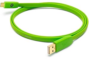 NEO PRODUCTS NEO by Oyaide d+ USB (classe B) da A a C - Cavo digitale ad alta velocità e resistente per DJ, musicisti e produttori, verde, 1 metro, compatibile con tutti i dispositivi USB A - C