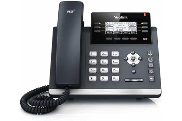 Yealink Téléphone IP ultra élégant SIP-T41P PoE, alimentation non incluse (reconditionné)
