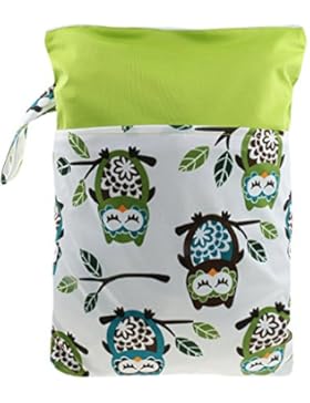 MagiDeal Wasserdichte Reißverschluss Baby Säuglingstuch windelwindel Beutelbeutel wiederverwendbarer Dinosaurier